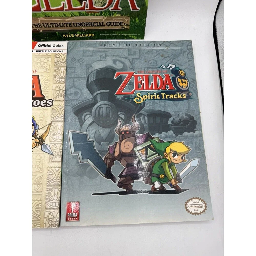 Lot 3 Legend Of Zelda Official Game Guides 30th Unofficial Tri Force Spirit Book